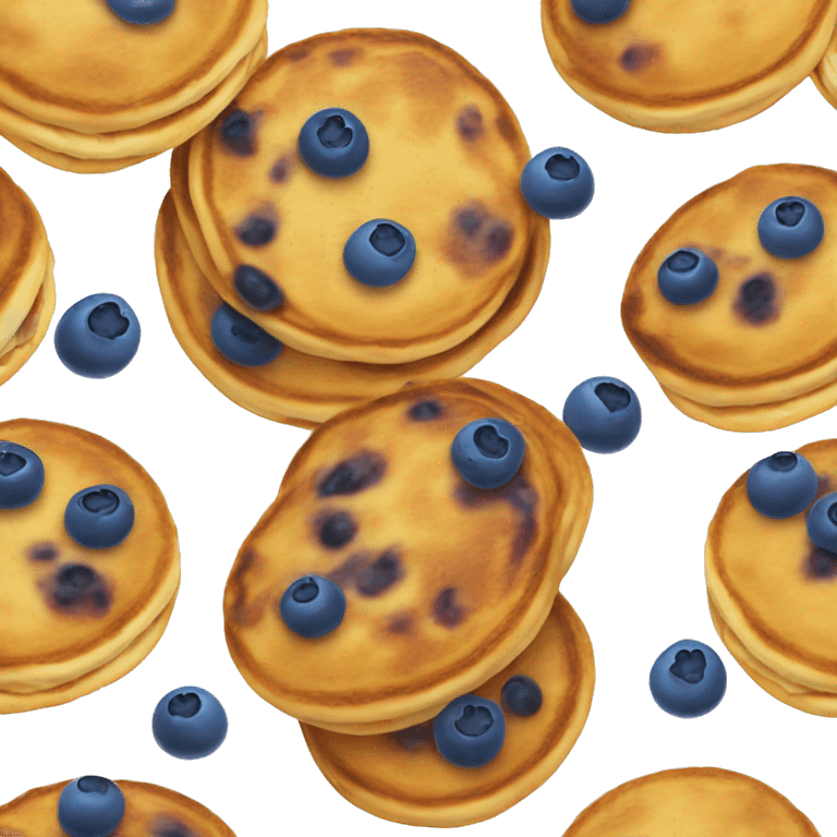 blueberry pancakes emoji