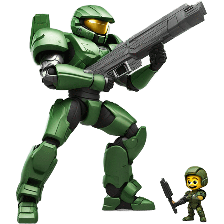 War machine vs master chief emoji