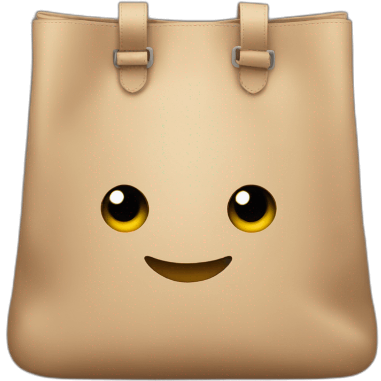 hairy skin coloured bag emoji