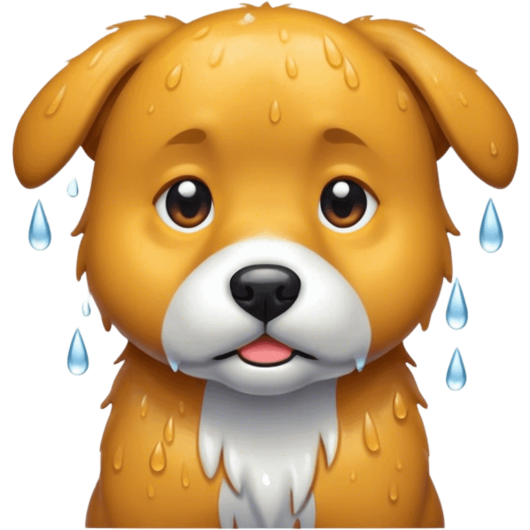 Sky dog rain emoji