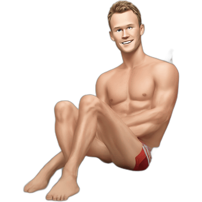 Jonathan Toews as a beach bum emoji