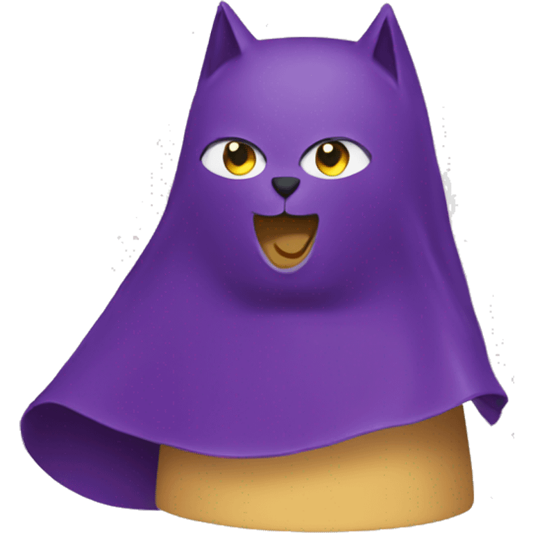 Chat avec une cape  emoji