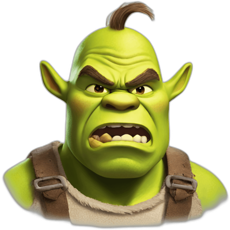 ANgry shrek emoji