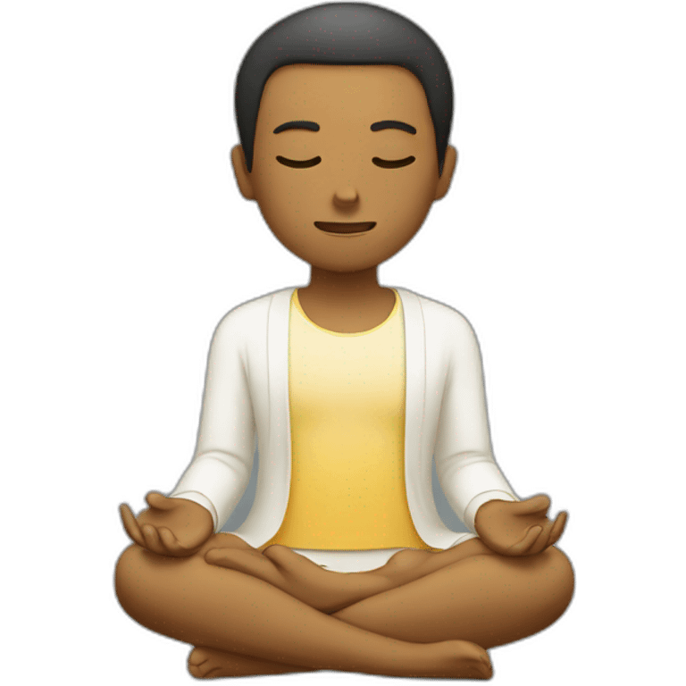 meditate emoji