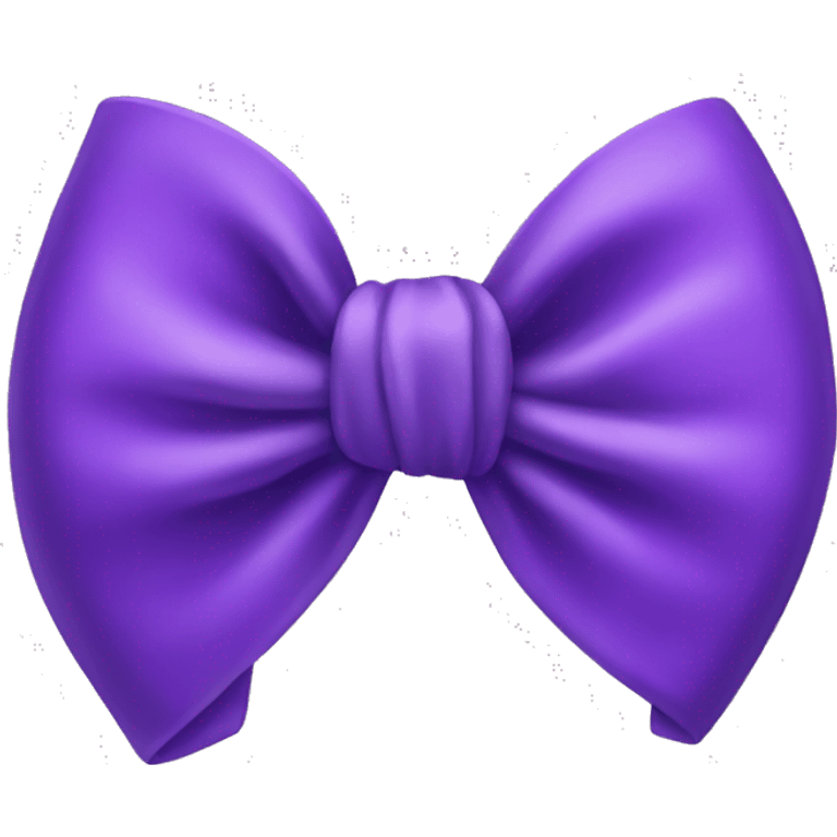 Purple bow emoji