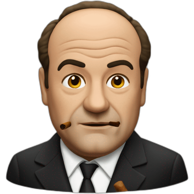 tony soprano with a cigar emoji