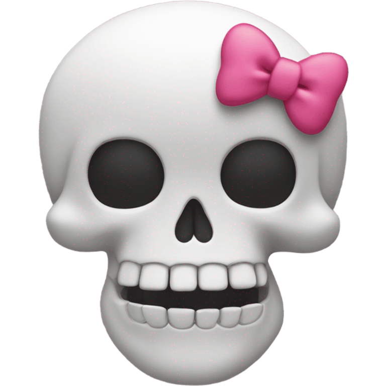 hello kitty skull emoji