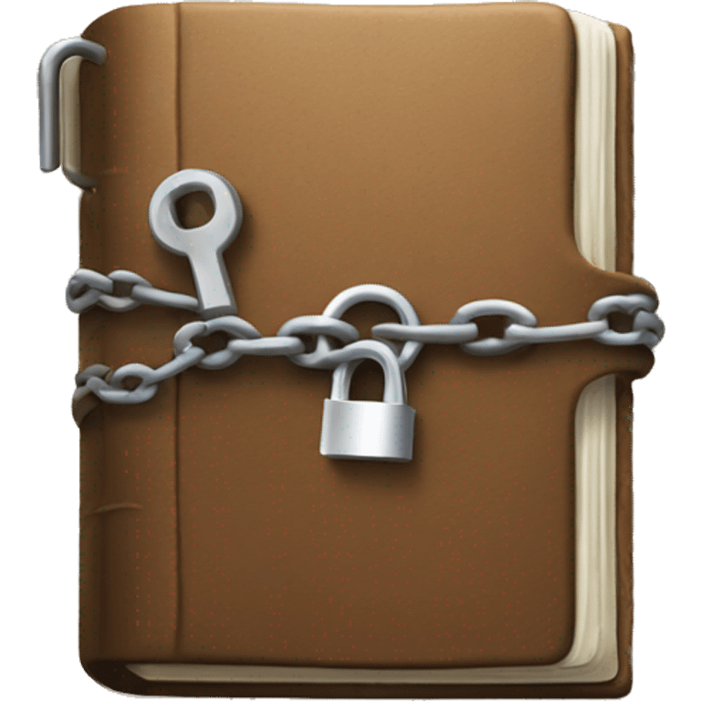 locked diary emoji