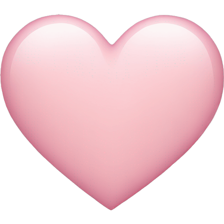 Light pink heart emoji