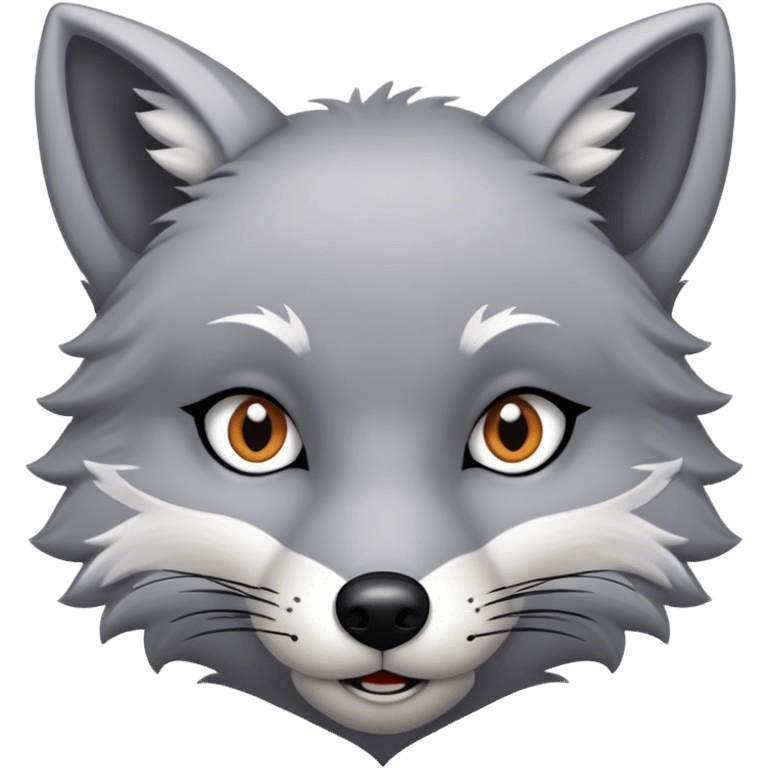 silver fox emoji