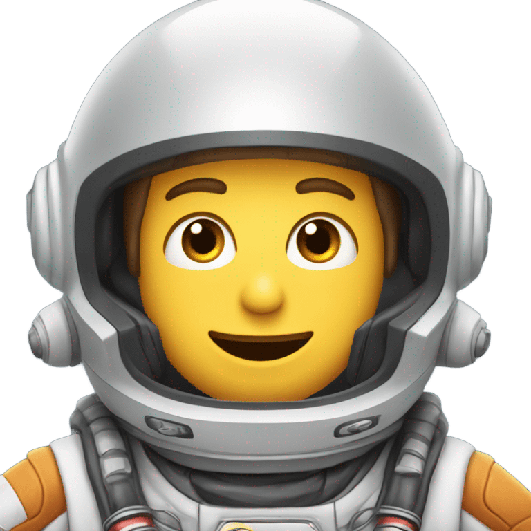 Elon musk on a rocket emoji