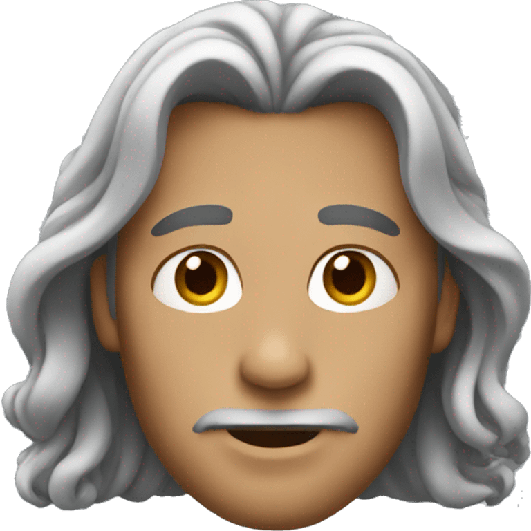 Man with Long hairstyle emoji