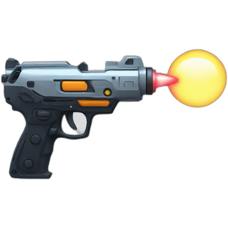 laser gun emoji