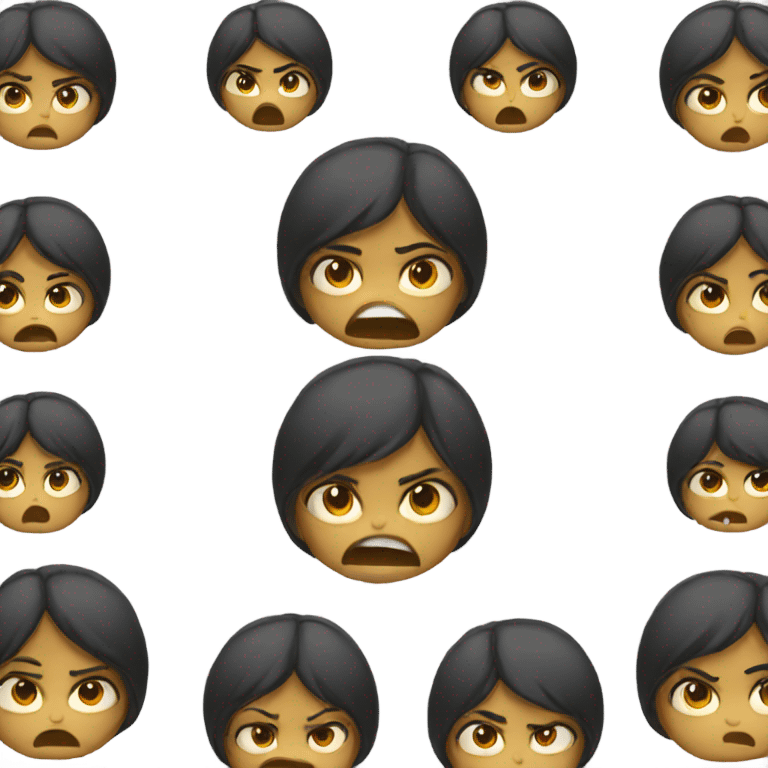 Angry girl  emoji