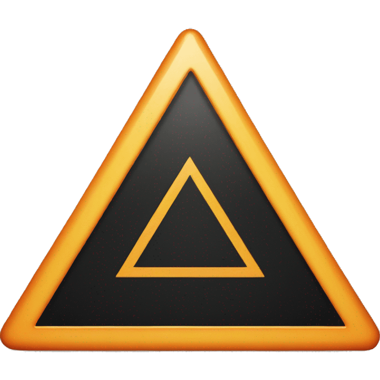 hazard triangle with the text "P 1 Alert" inside it emoji