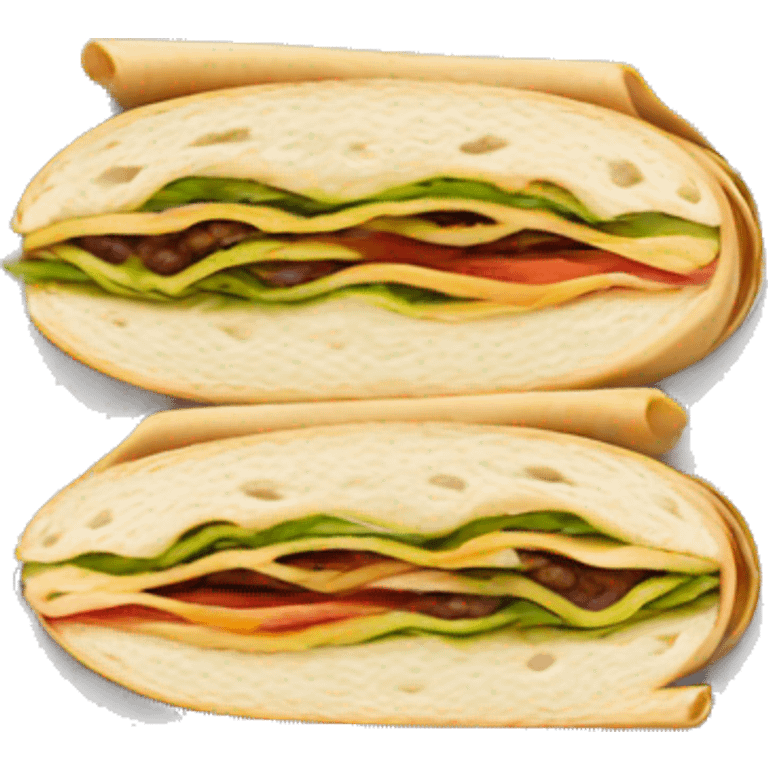 wrap sandwich emoji