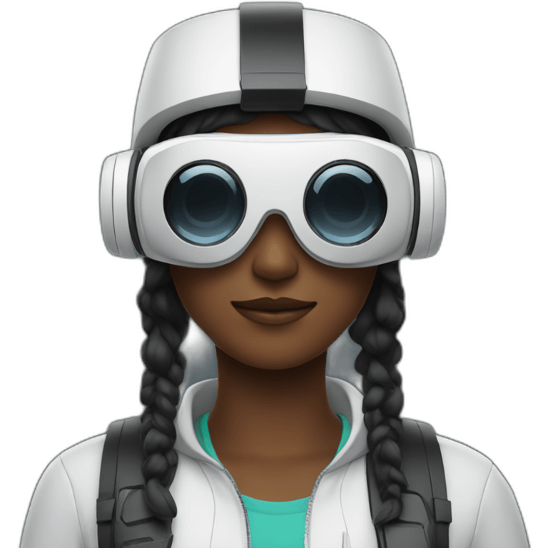 Person wearing a vr headset emoji