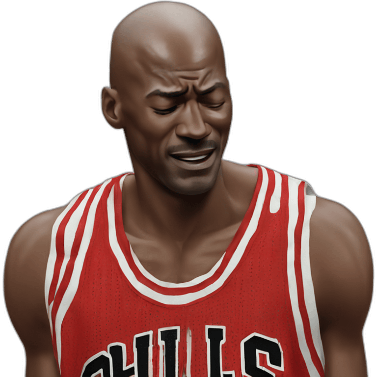 Michael Jordan crying emoji