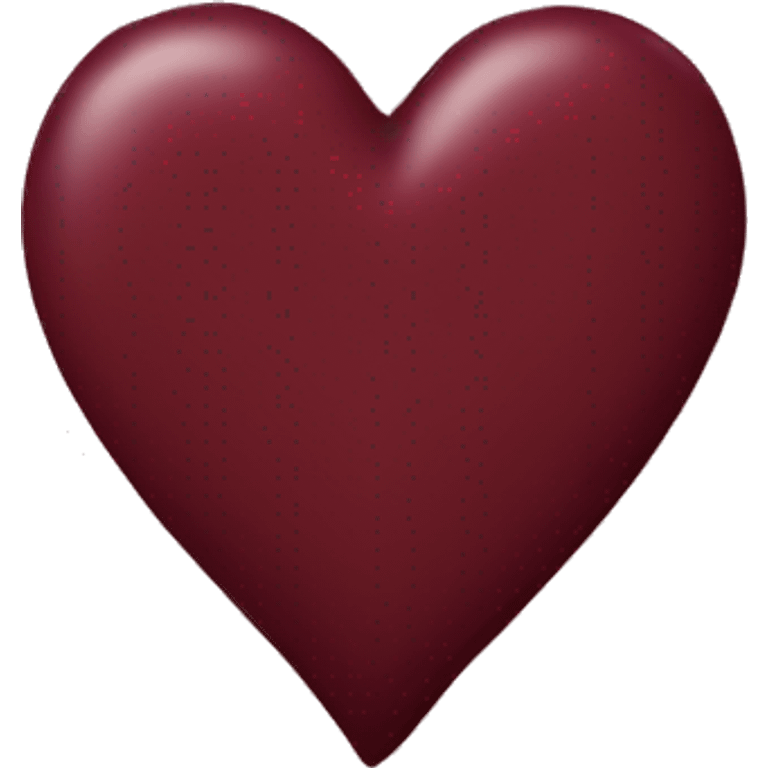 maroon heart emoji