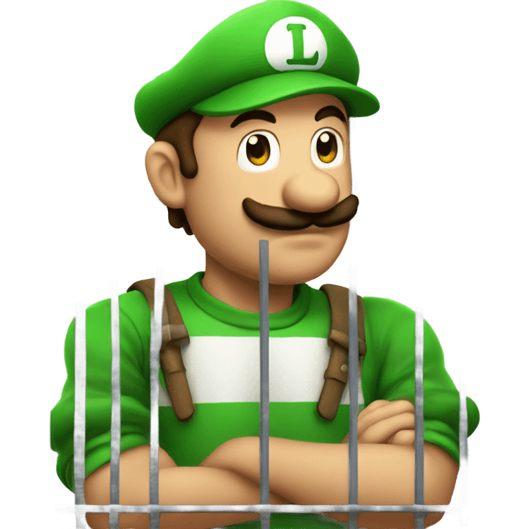 luigi in jail emoji