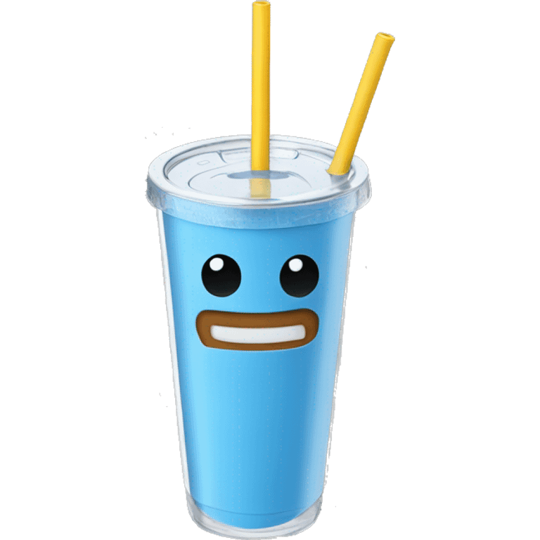 stanley tumbler with straw emoji