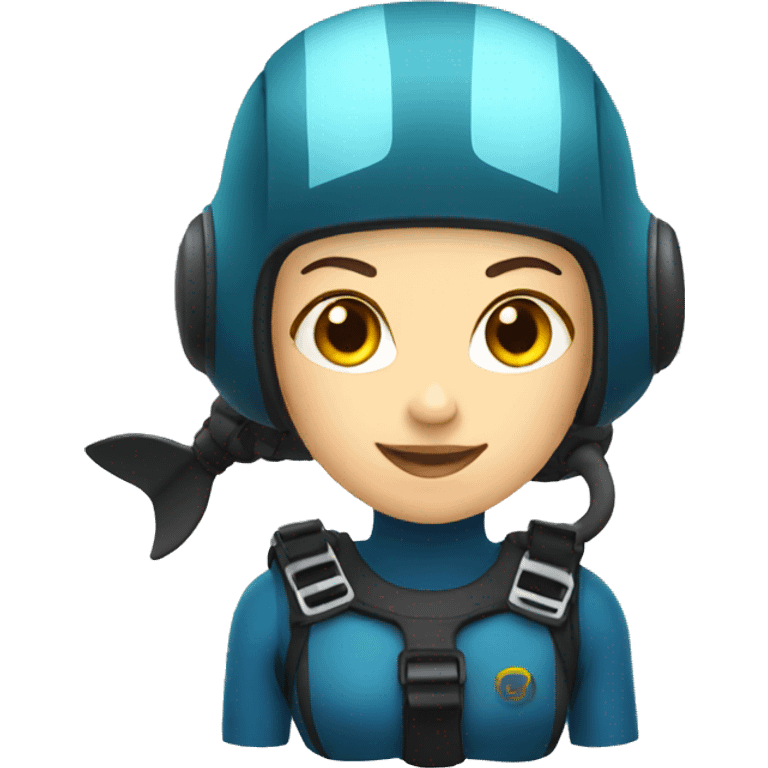 Female diver ok emoji