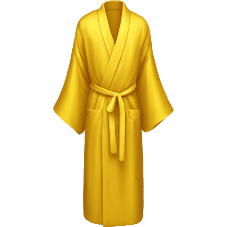 Yellow silk robe  emoji