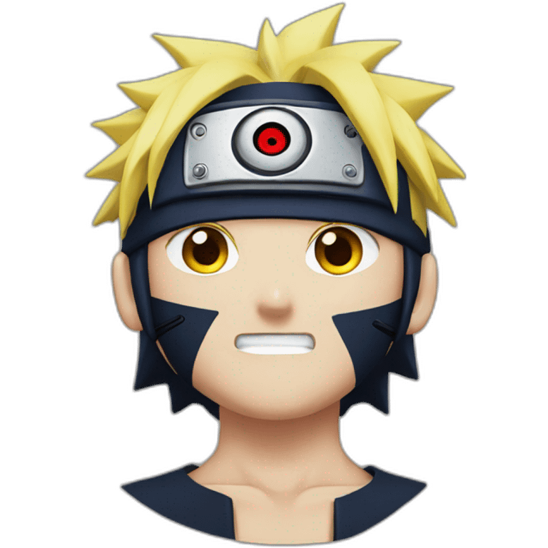 naruto with sharingan left eye emoji