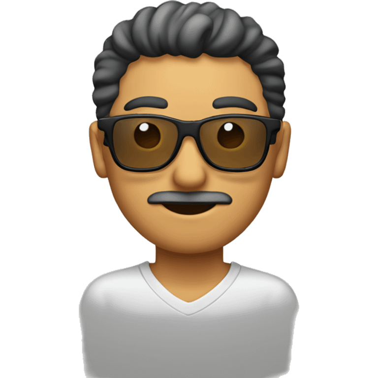 Hombre bonito con lentes  emoji