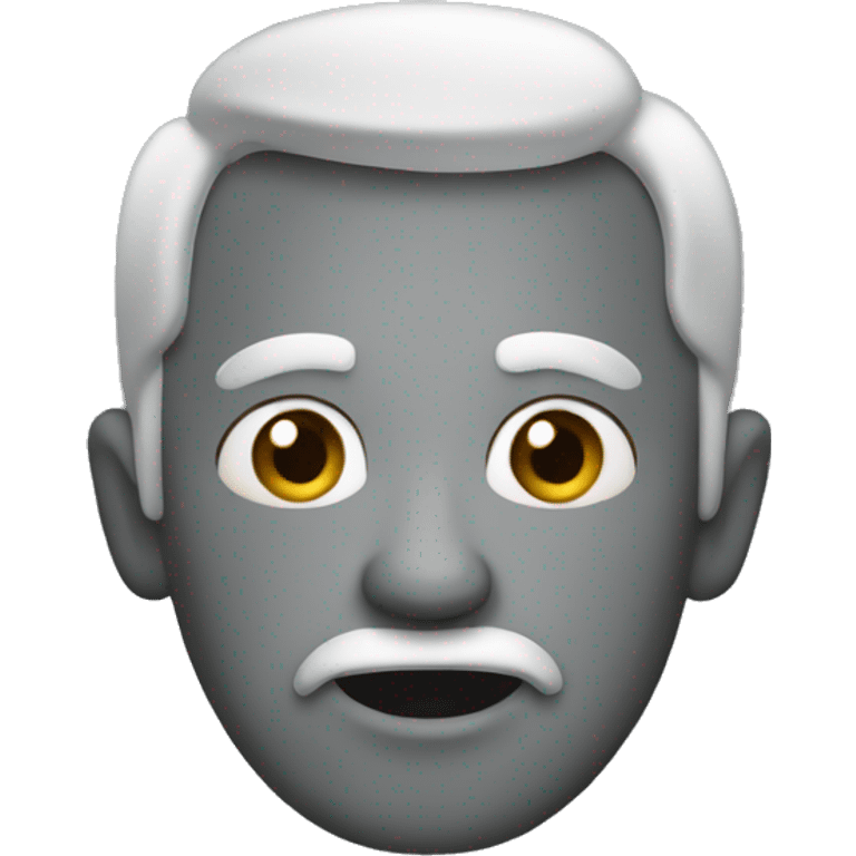 A grey Scottish  emoji