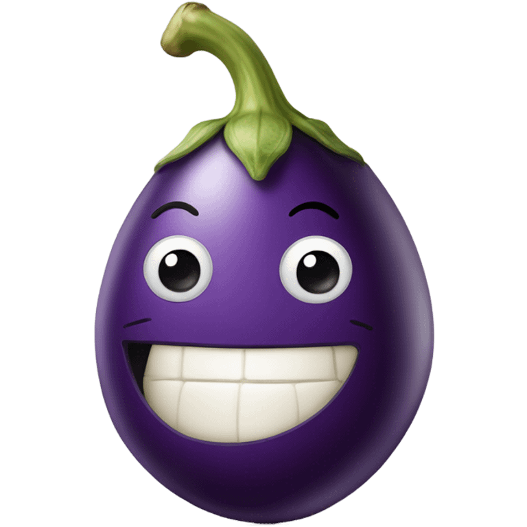 Eggplant head emoji