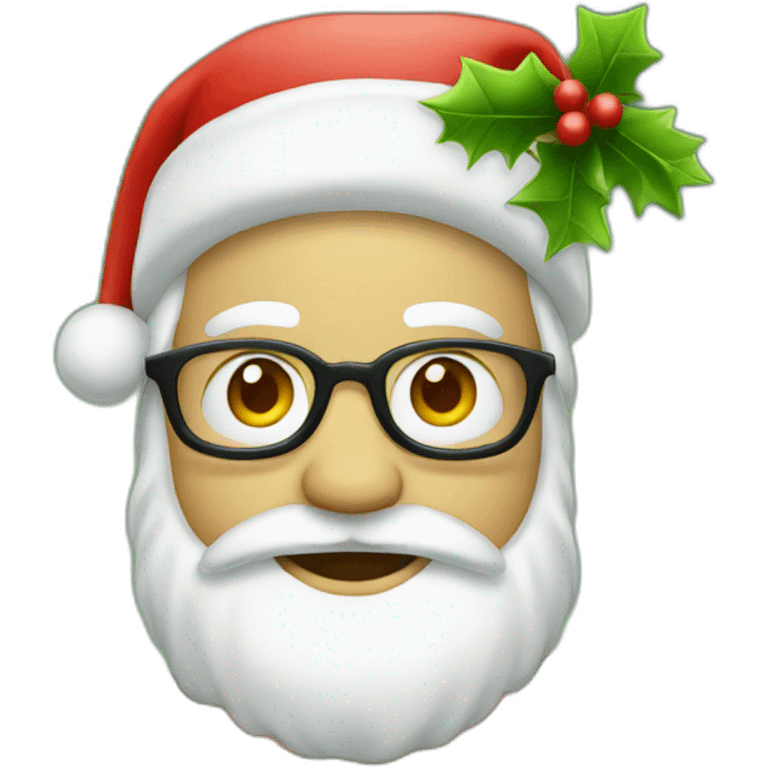 Christmas decorated emoji