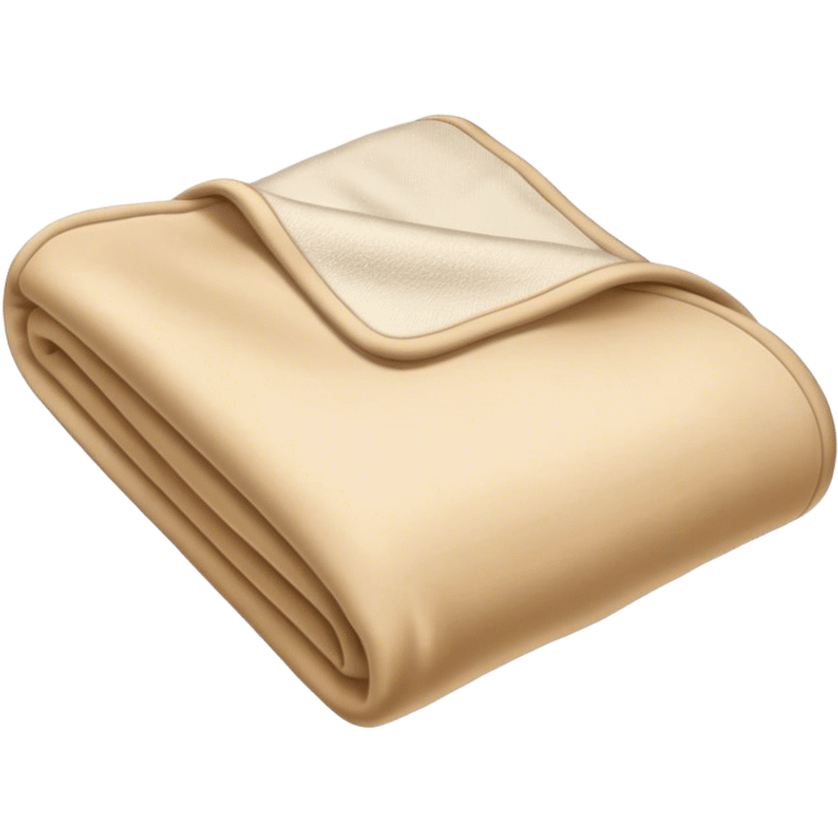 Beige cozy blanket emoji