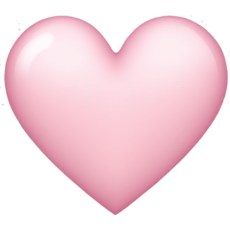 Light pink heart  emoji