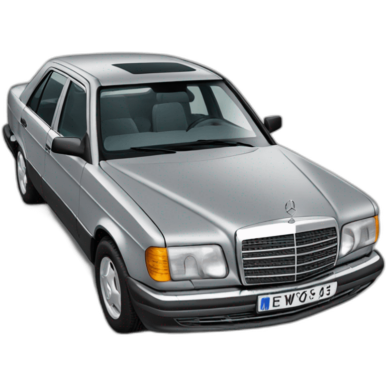 mercedes w124 grey emoji