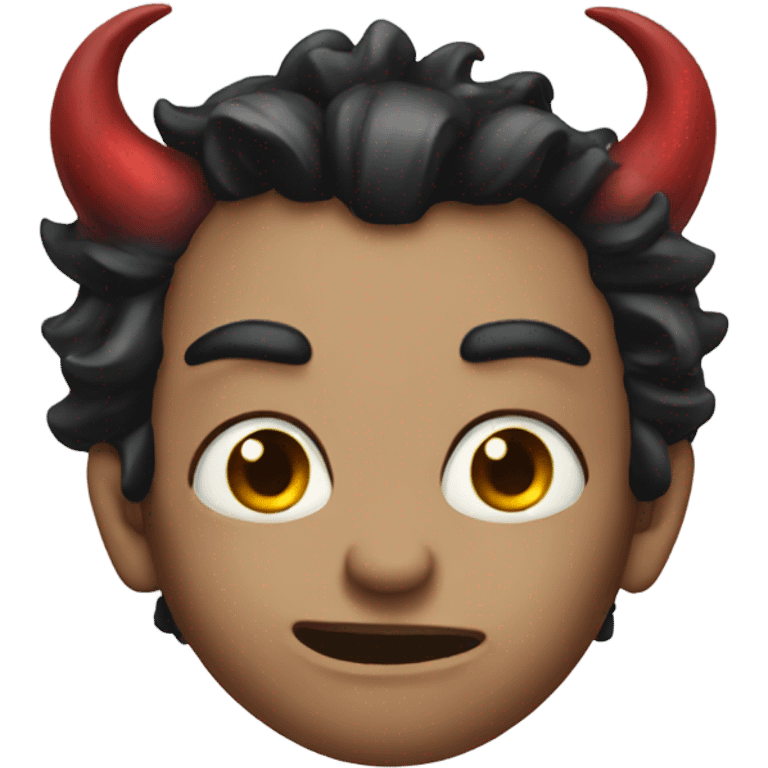 Demon love emoji