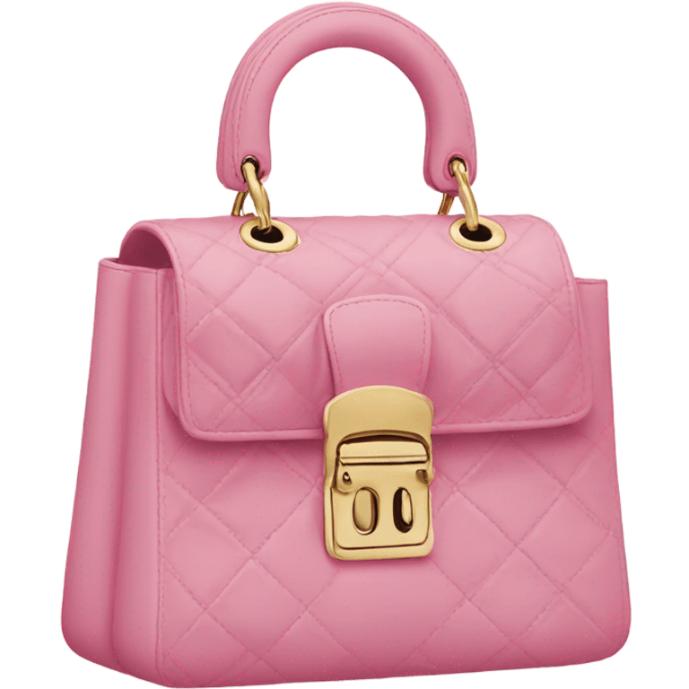 Pink dior bag emoji