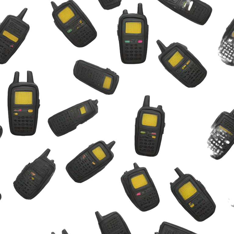 80's Walkie talkie emoji