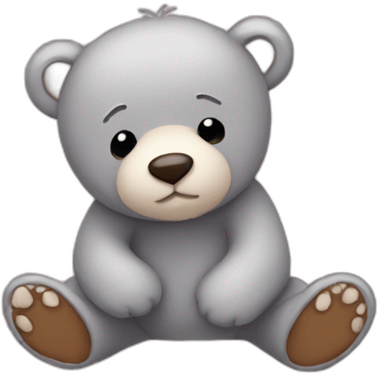 pls let me sleep cute bear emoji