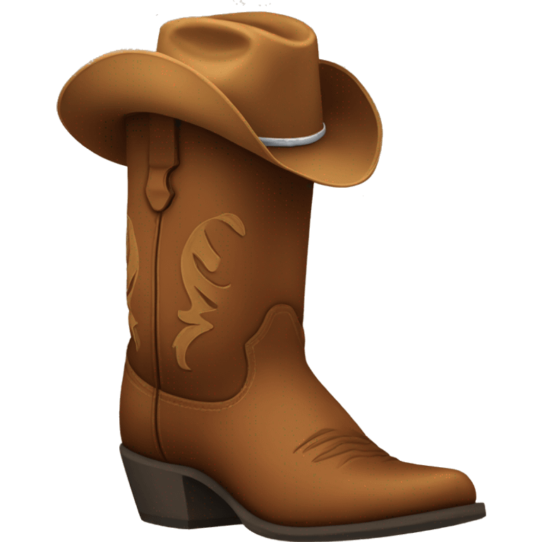 Cowboy boots emoji