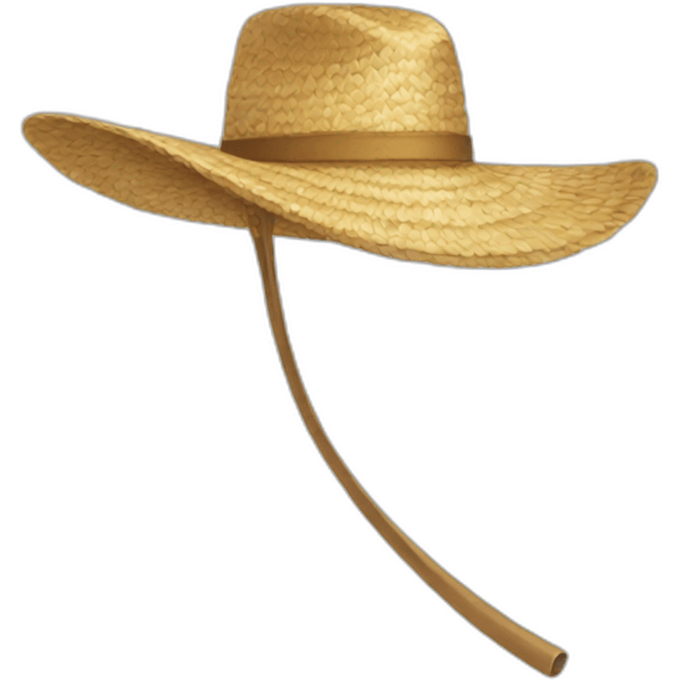 Straw hat emoji