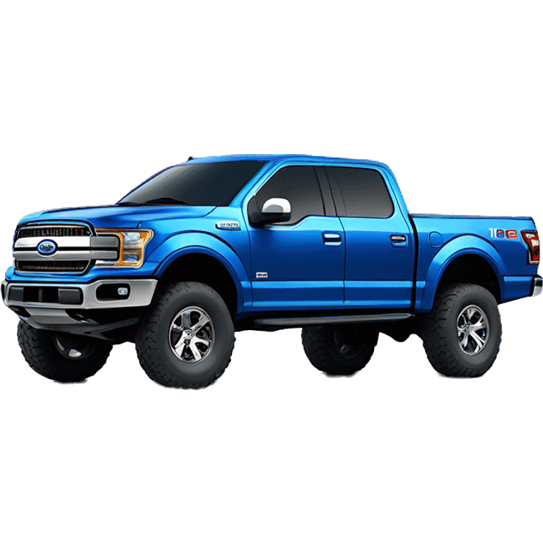 Lifted blue for F-150 emoji