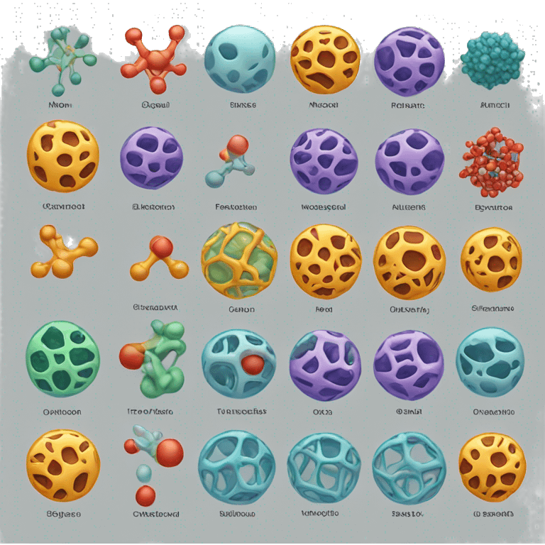 Cell structures biology emoji