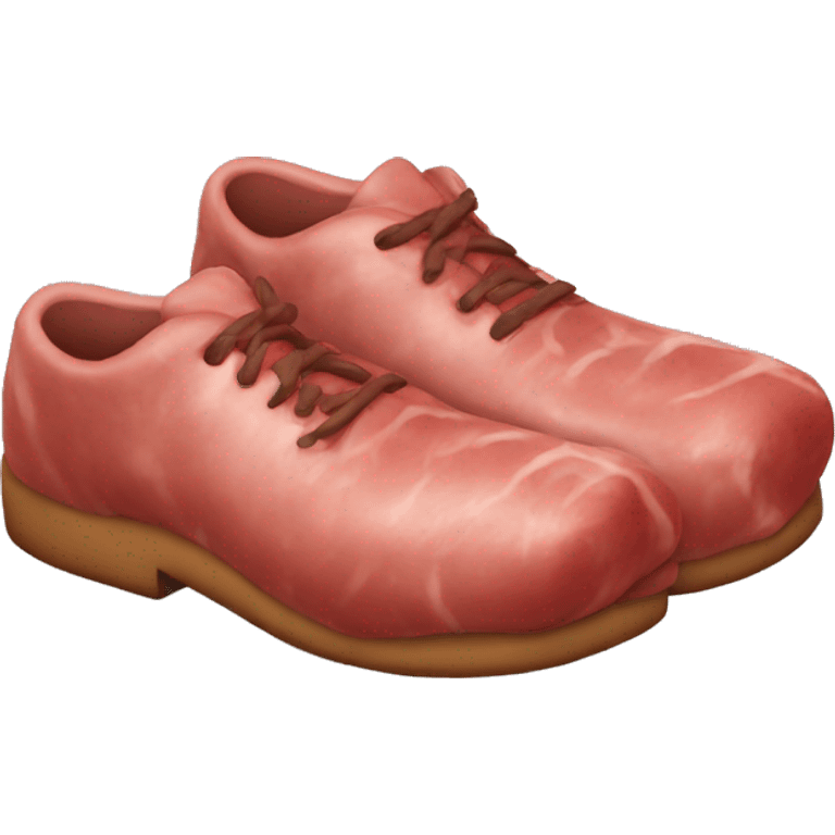 meat shoes emoji