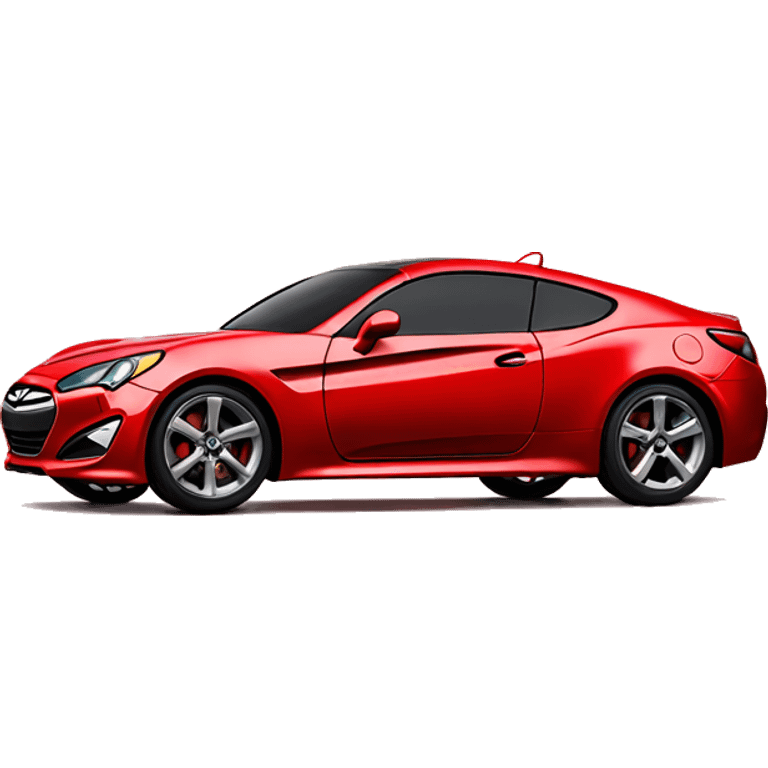 Genesis coupe red emoji