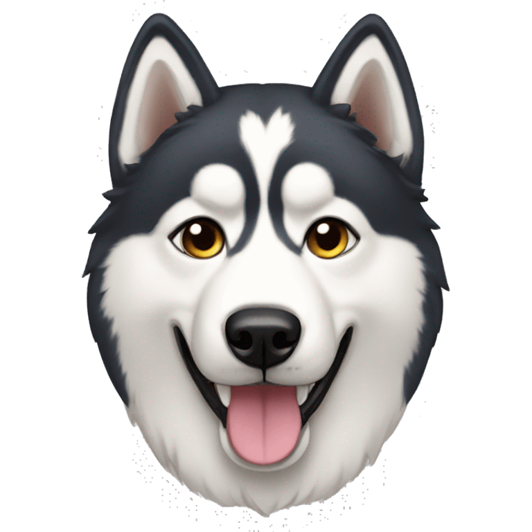 perro husky  emoji