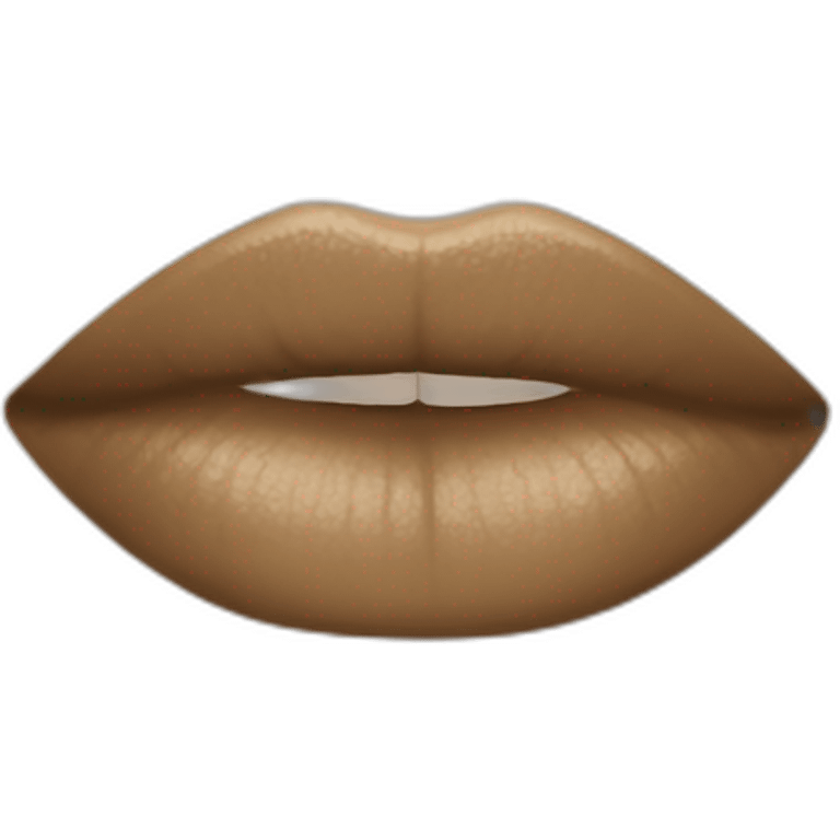 beige lips emoji