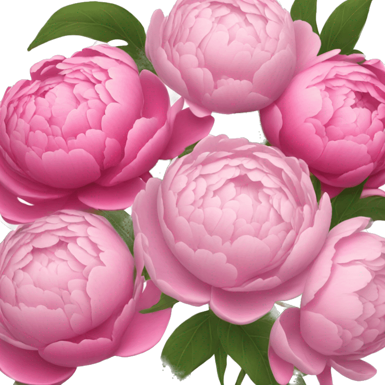 bouquet of peonies emoji