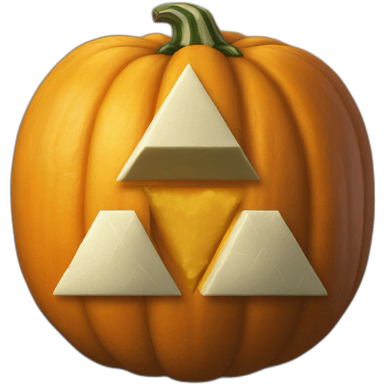 triforce pumpkin emoji