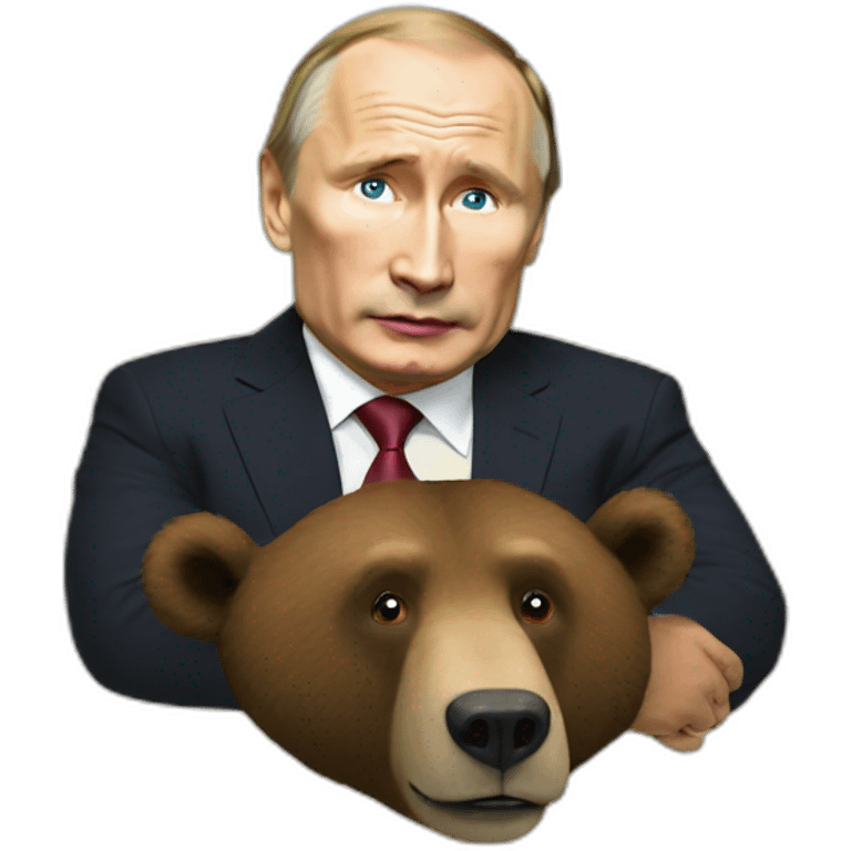 putin on bear emoji